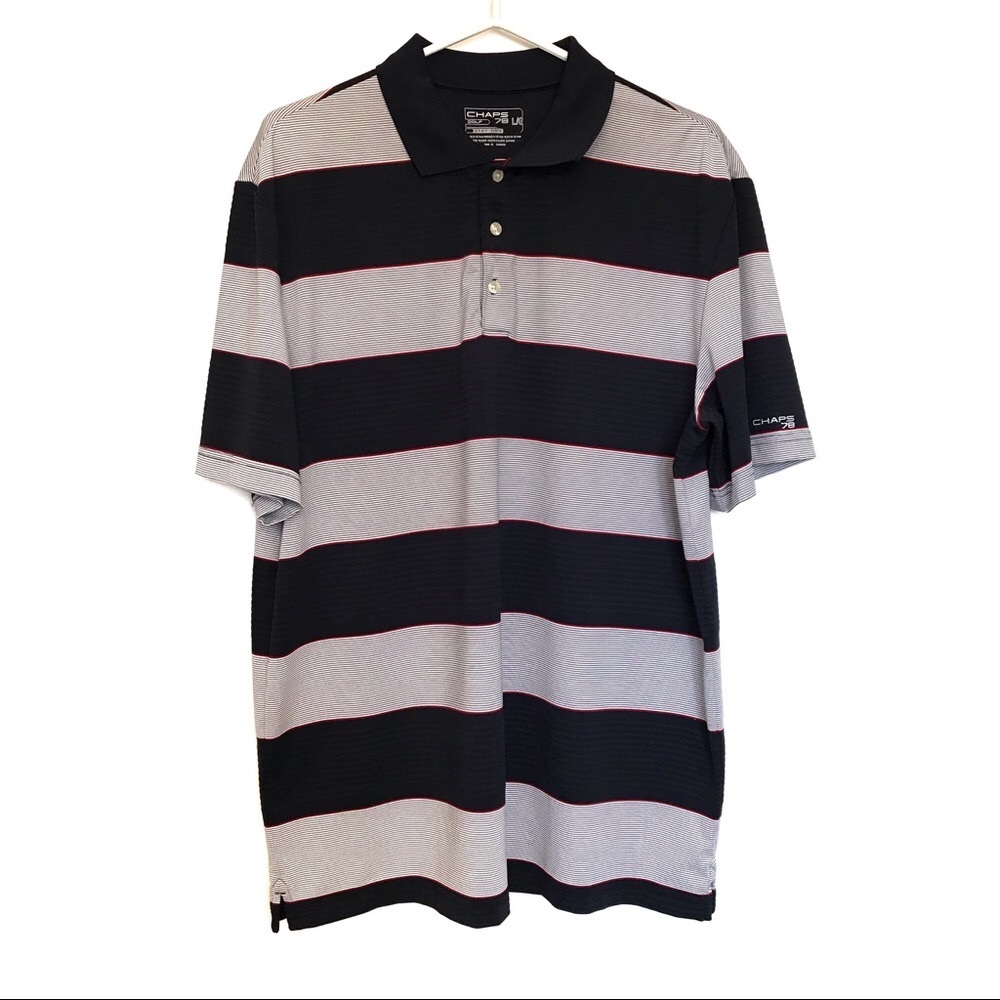 Chaps by Ralph Lauren striped polo shirt stay dry
